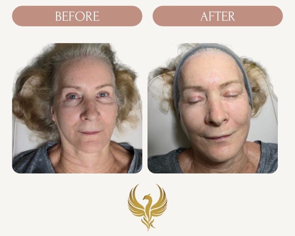 Immediate Results After Microneedling with Hyaluronic Acid & Rejuvinating Serum
